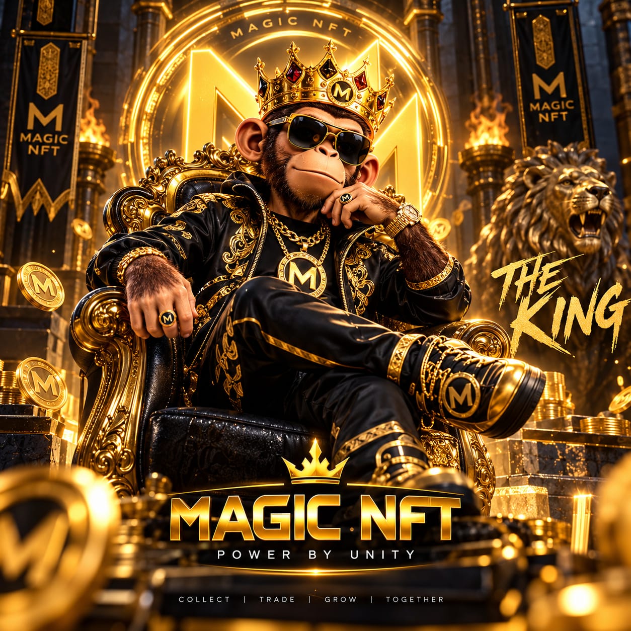 Burn NFT — The King collectible